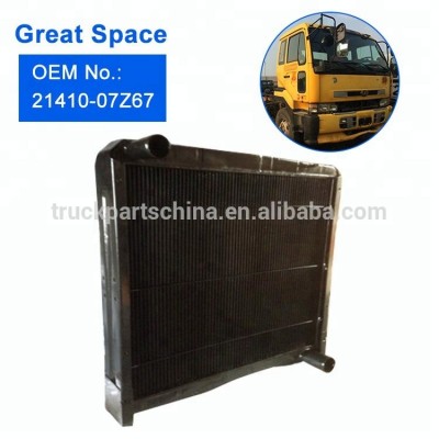 Copper Aluminium cw380 Radiator 21410-07Z67 for ud truck